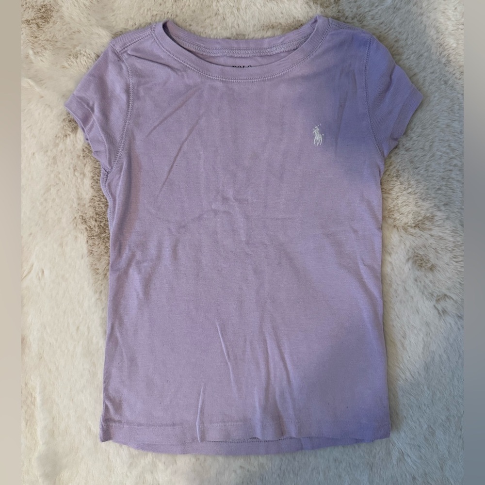 Polo by Ralph Lauren Lavender Kids Tee